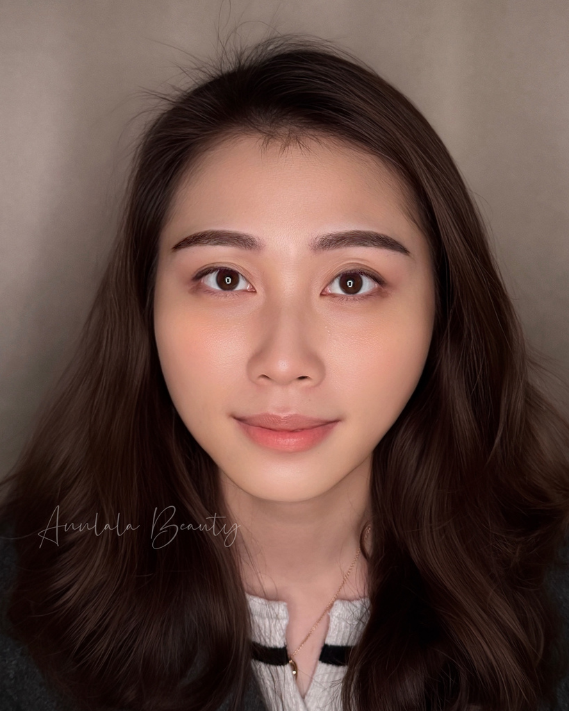 Annlala Beauty 明星裸霧眉 操作前後 (1).JPG