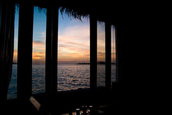 Sunrise in Anantara Maldives