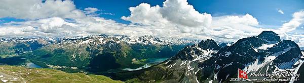 Panorama from Piz Nair