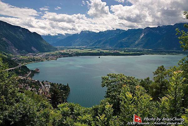 View of Lac Léman (Geneva) from Glion