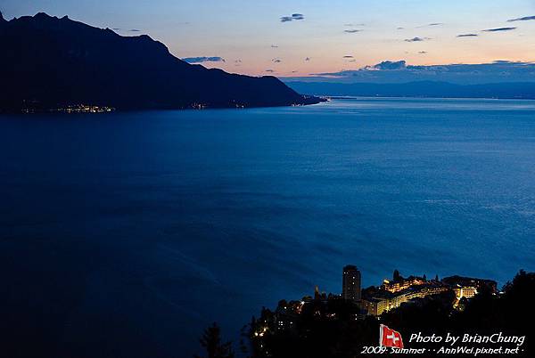 View of Lac Léman (Geneva) from Glion