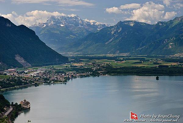 View of Lac Léman (Geneva) from Glion