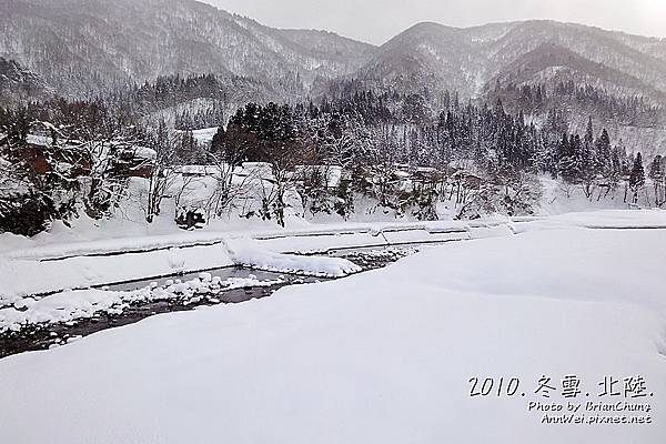 庄川雪景色