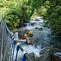 宜蘭松羅步道 松羅溪 藍色吊橋