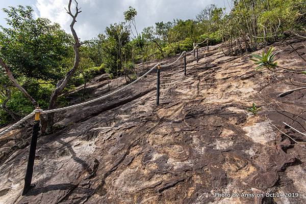 內湖金面山步道 金面山大岩壁6.JPG