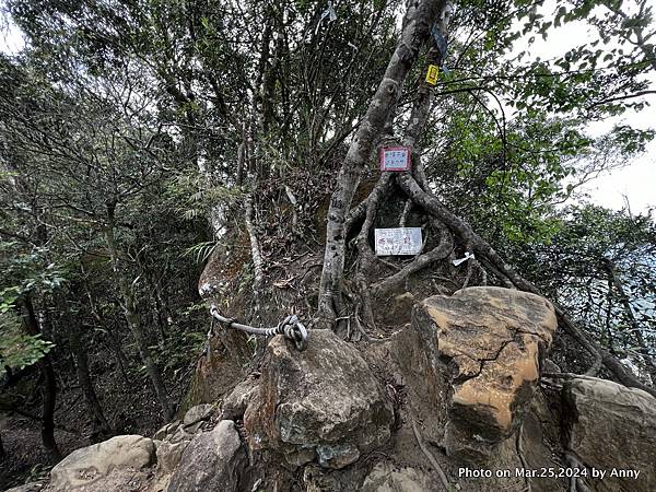 筆架連峰步道 西帽子岩50