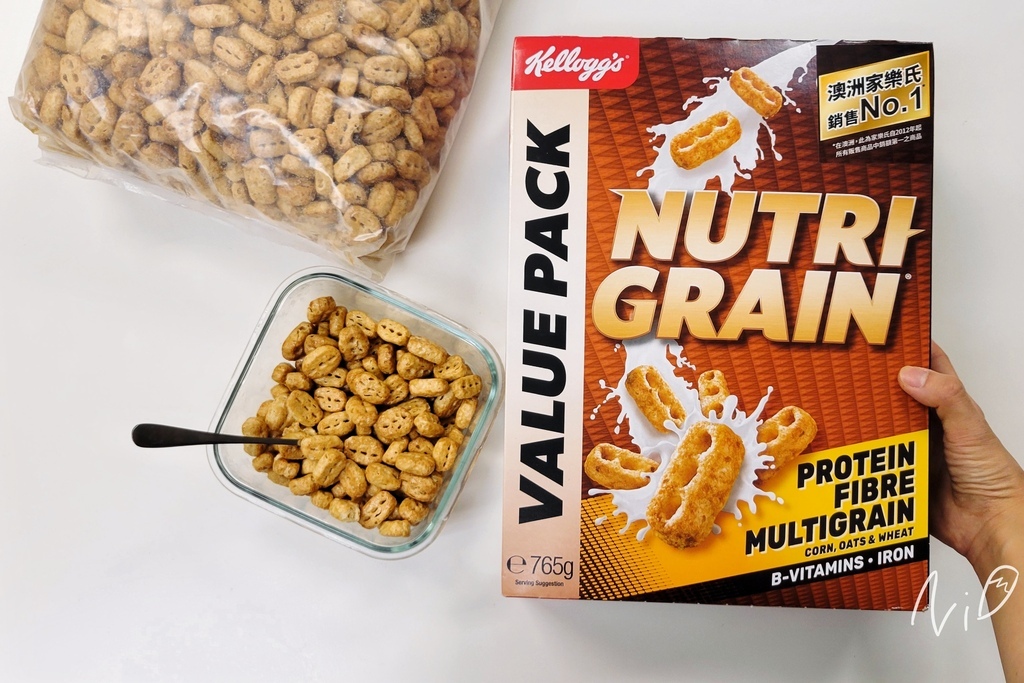 202401 ]澳洲Kellogg's家樂氏【NUTRI-GRAIN®】蛋白穀物早餐脆片