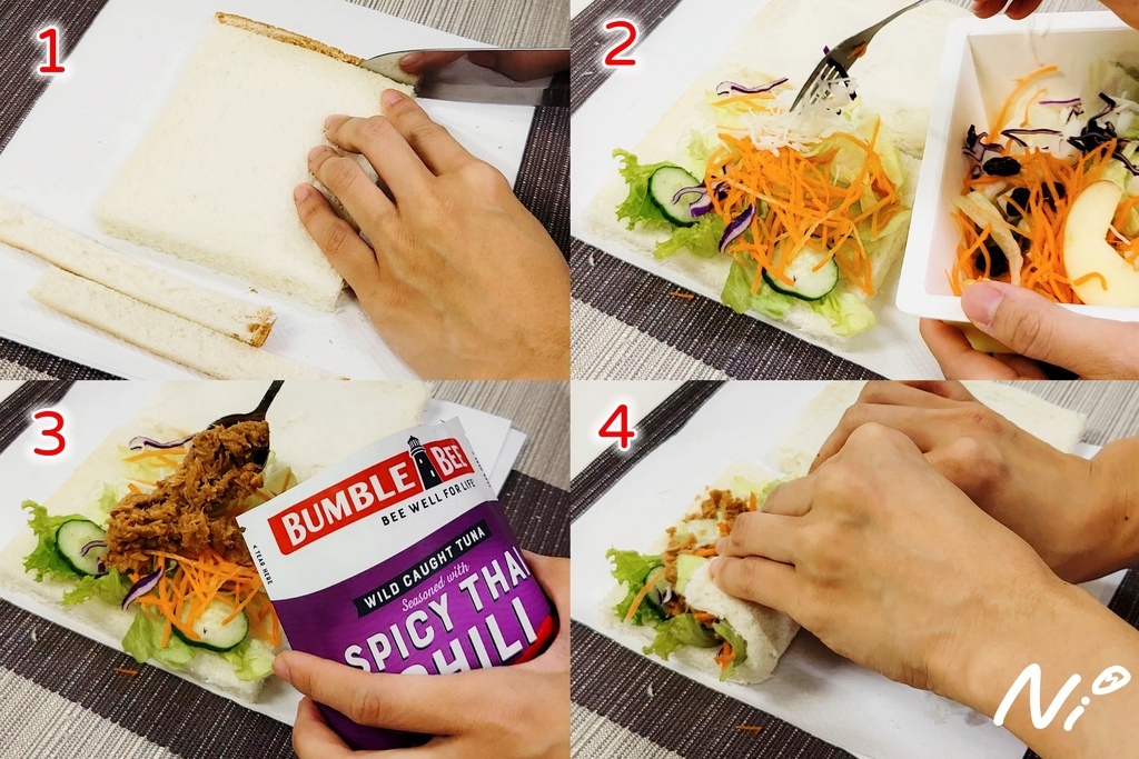 202408 BUMBLE BEE鮪魚即食包 吐司捲