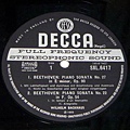 decca ed3 ungrooved label