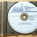 Philips西德銀圈無字水藍板