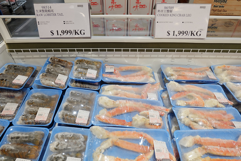 DSCF1419 好市多必買海鮮-龍虎石斑魚片、龍蝦、干貝、松葉蟹