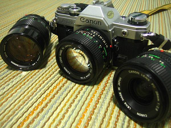 FD系統一機三鏡陣容抵定 (AE-1 + 28mm + 50mm + 135mm)