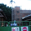 濟南路上整修中的日式建築