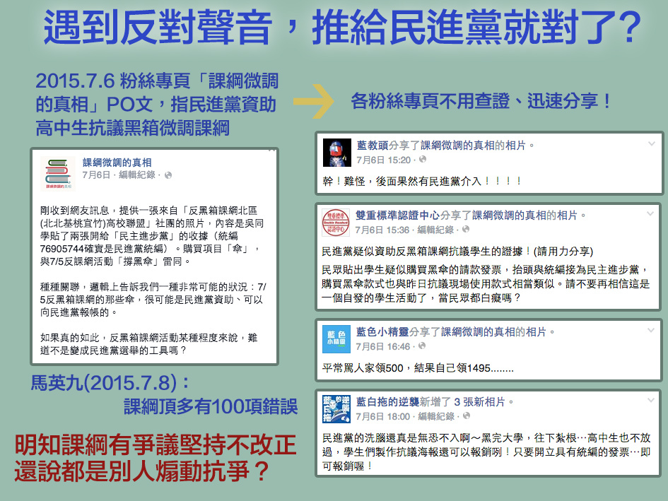 課綱微調的真相？傳謠言傳得比真相還快