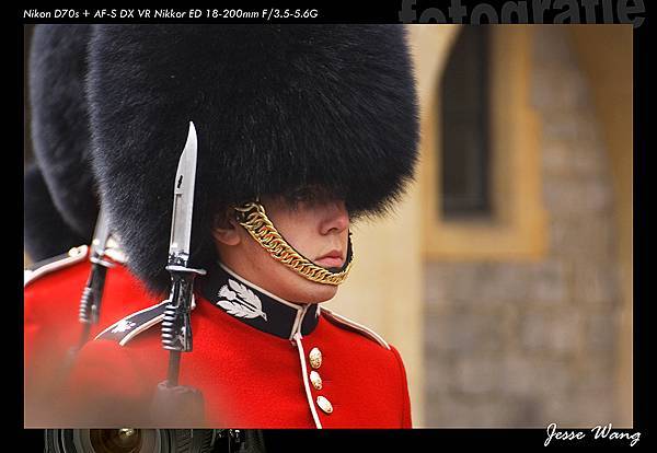 Royal guard at Windsor Castle