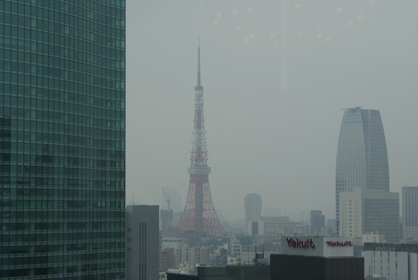 從旅館望去的東京鐵塔