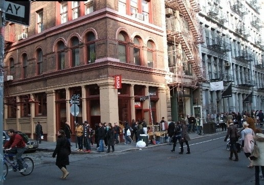 N.Y., Manhattan, NY Bustling Soho Shopping District.jpg