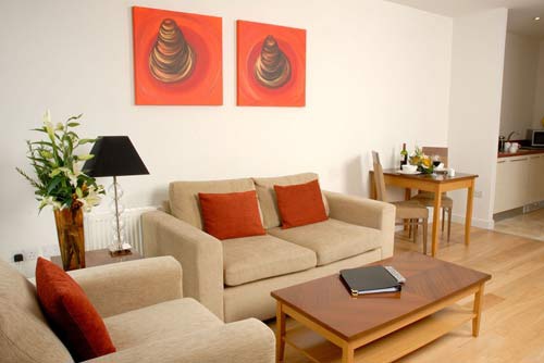 Premier-Apartments-Sandyford-Sitting-Room