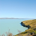 lake PUKAKI 旁的分明界線