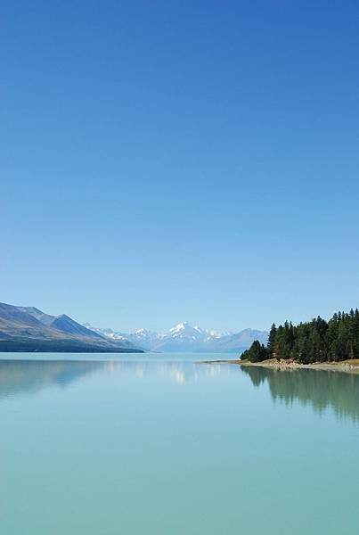 寧靜的lake PUKAKI_美得令人窒息2