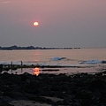 白沙灣的夕陽