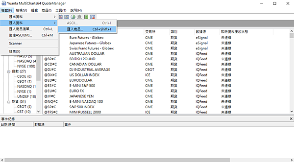 元大Multicharts軟體安裝與資料包匯入教學 29 image