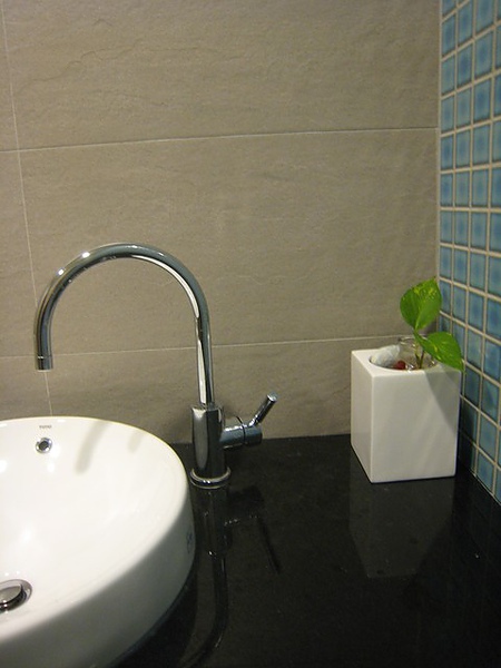 廁所空間的綠色小角落-2