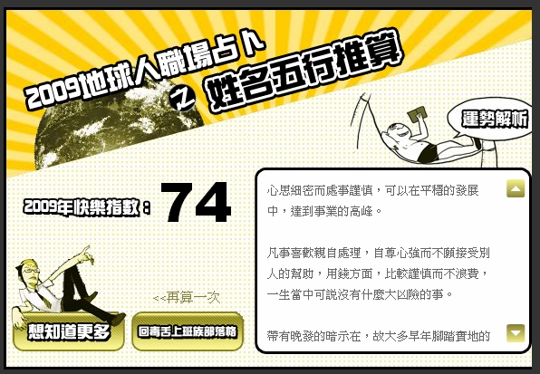 2009年快樂指數 2009年快樂指數