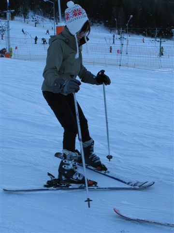 生平第一次滑雪
