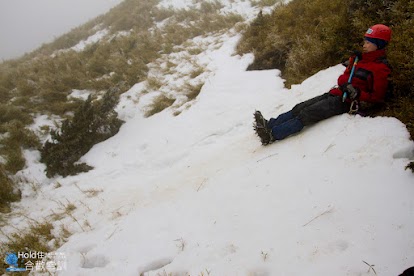 在雪地上超好玩的!這時大家都很熟練了