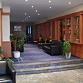 The lobby of the hotel