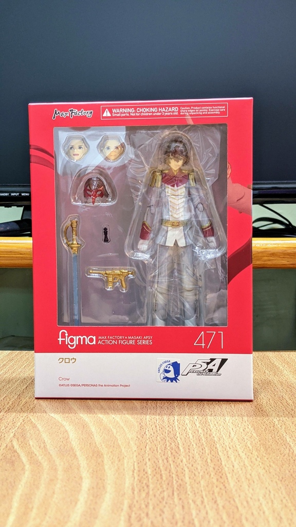公仔收藏】女神異聞錄5-Figma No.471 明智吾郎(Crow 公仔收藏】女神異聞錄5-Figma No.471 明智吾郎(Crow