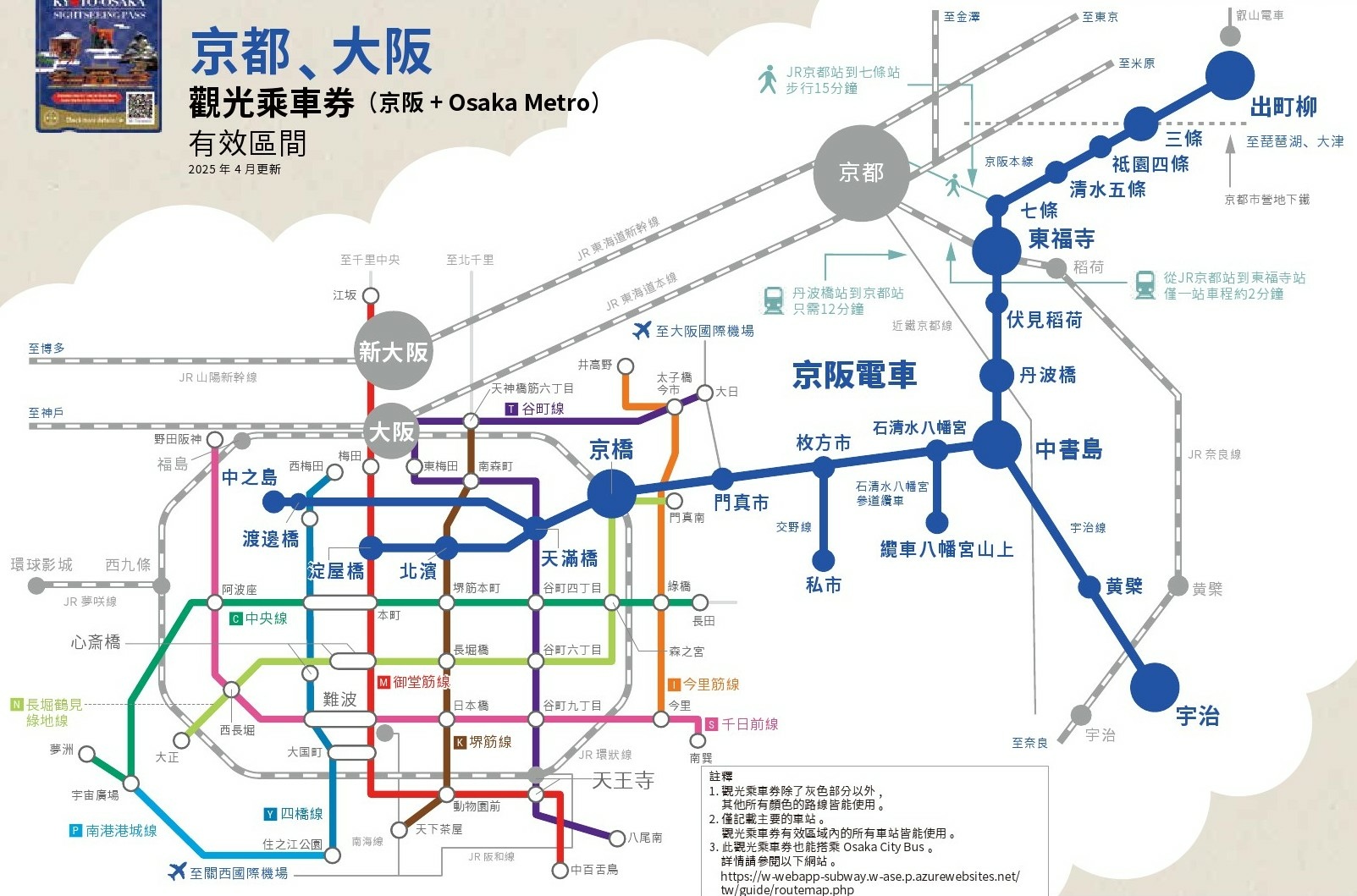 【優惠車票】京阪電鐵發行CP值極高的京都大阪觀光一日券及24 【優惠車票】京阪電鐵發行CP值極高的京都大阪觀光一日券及24