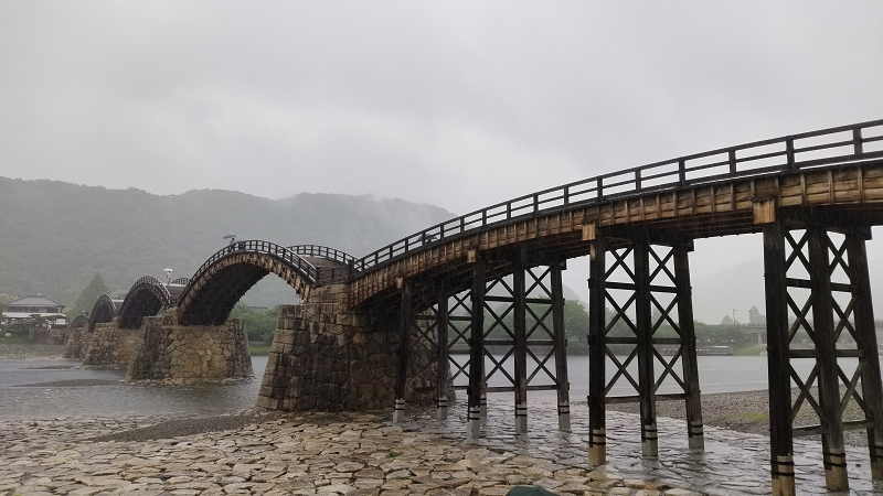 【山口|岩國】在雨中再度造訪日本三大名橋之錦帶橋~