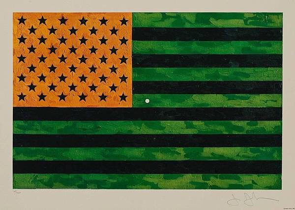 《旗幟(暫停)》，瓊斯，1969年。