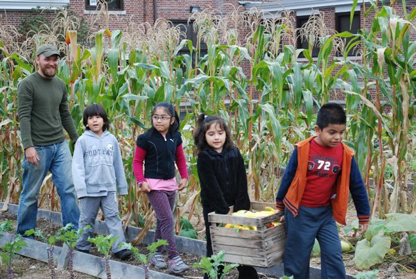 Kids farming