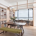 餐廳+書房設計