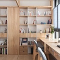 書房+書櫃設計