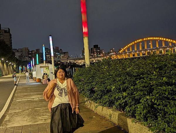 台北市/松山區/彩虹河繽公園/水舞欣賞