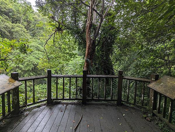 社區旅遊/宜蘭縣/礁溪鄉/五峰旗瀑布/雨中無法往上爬美食街加