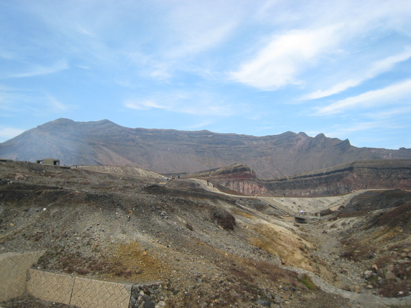 光禿禿的阿蘇火山