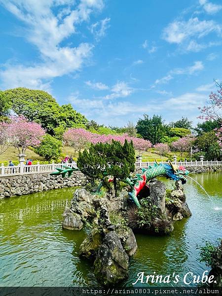 【Arina 旅遊】台灣賞櫻好去處 ~ 林口竹林山觀音寺 櫻