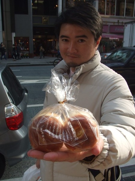 剛剛去買的木村屋麵包