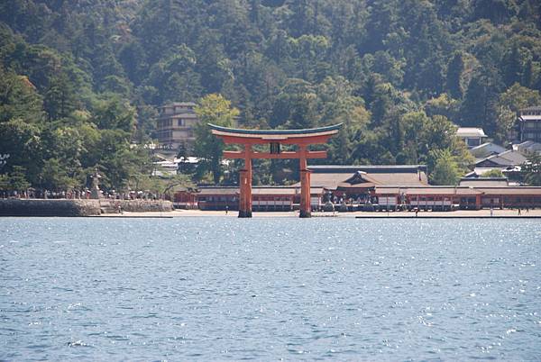 靠近鳥居了