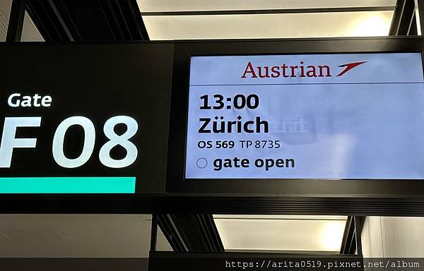 【2024-04瑞士自助旅遊】Day1維也納機場轉機蘇黎世機