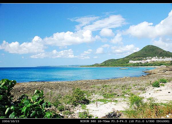 船帆石的海景