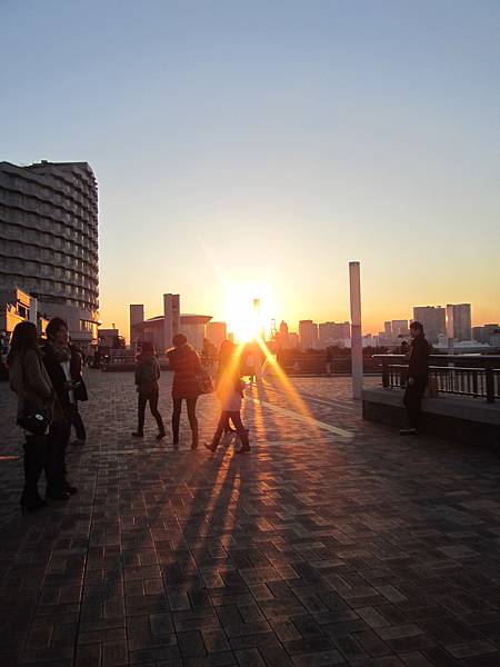 台場夕陽