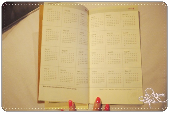 Midori Traveler's Notebook 2013月計畫手帳