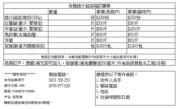 訂購單