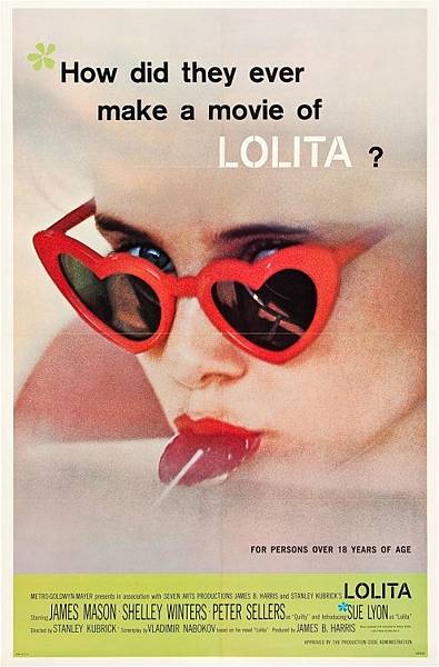 一樹梨花壓海棠 Lolita / 史丹利·庫柏利克 Stanley Kubrick